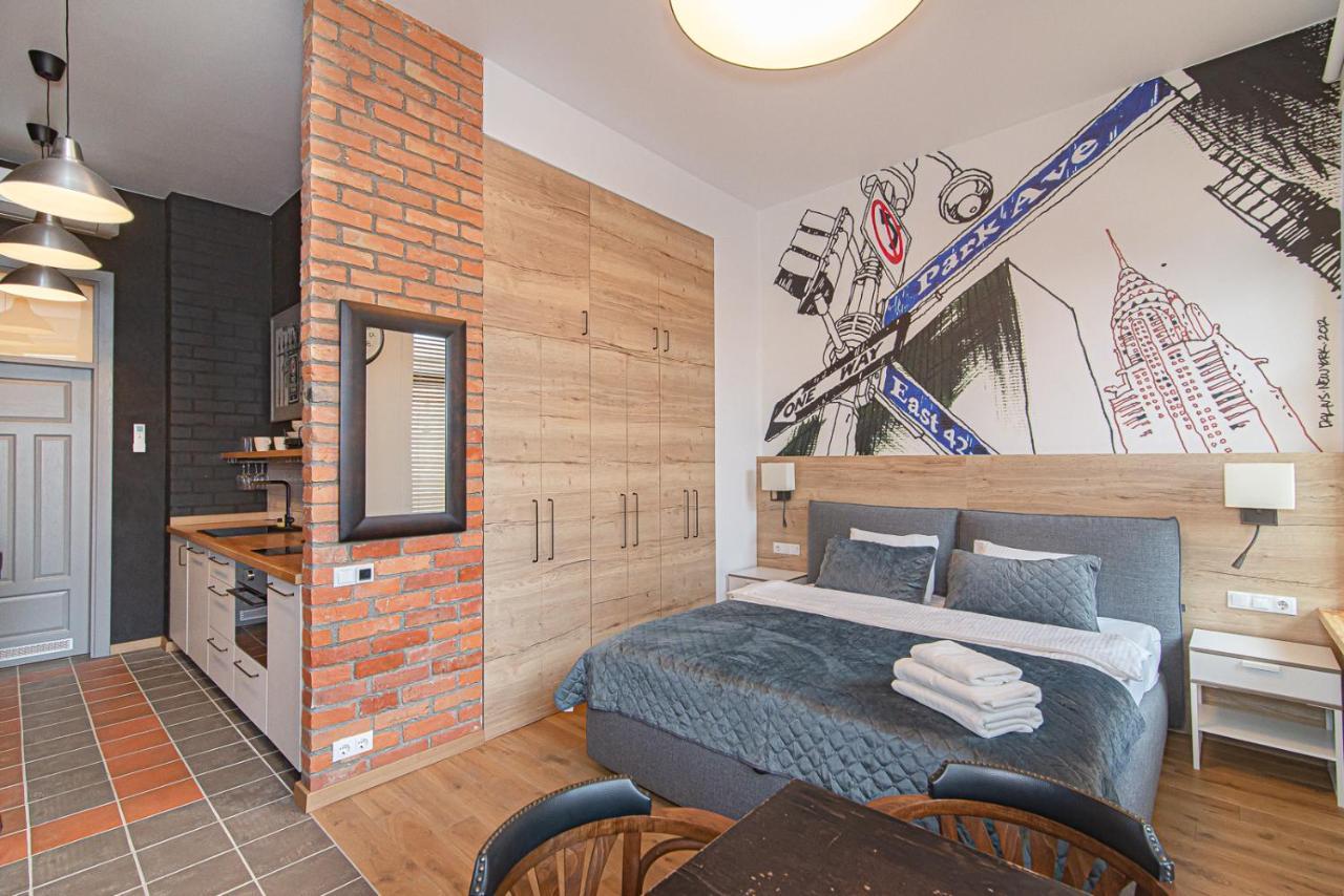 Modern Vilnius Old Town Apartment With Free Parking Luaran gambar